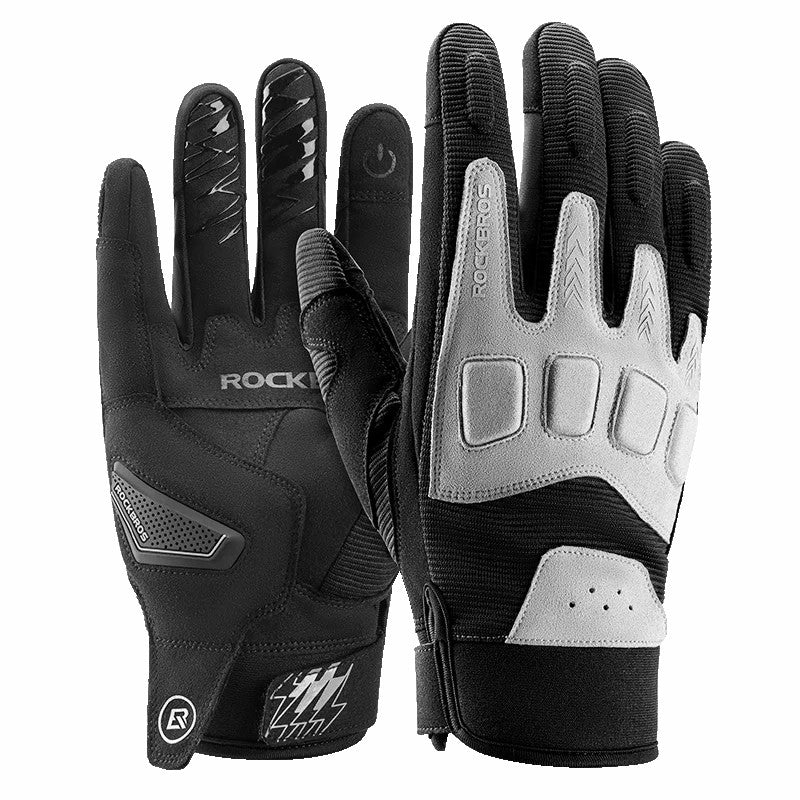 ROCKBROS MT016 1 Pair Outdoor Cycling Protection Gloves Touch Screen Full Finger Gloves ROCKBROS MT016 1 Pair Outdoor Cycling Protection Gloves Touch Screen Full Finger Gloves